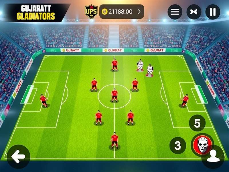 Gujarat Football Gladiators gameplay screenshot