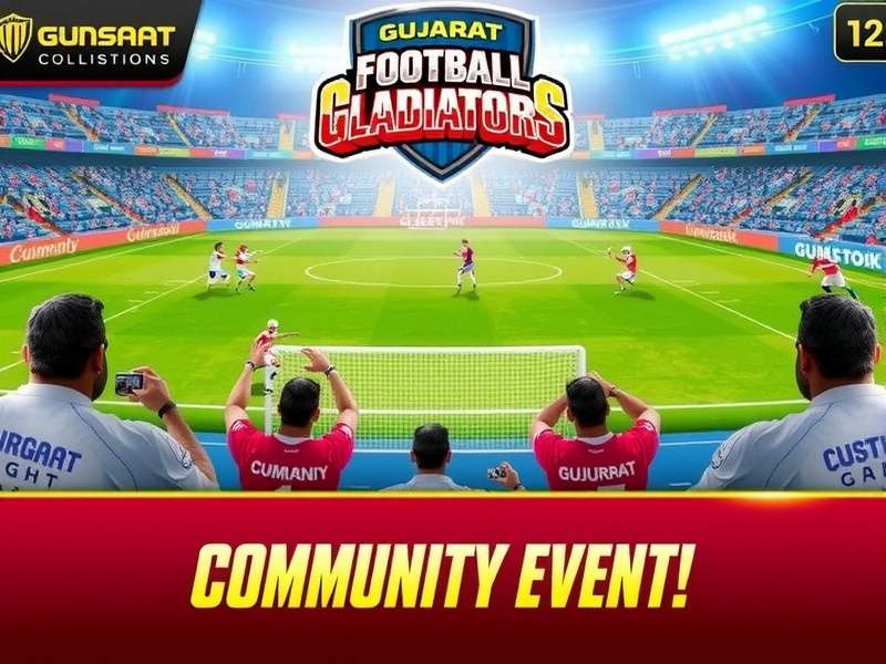 Gujarat Football Gladiators community event